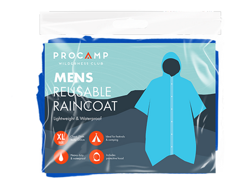 Men's Reusable Raincoat